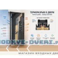 Терморазрыв в уличных дверях: что это и зачем нужно?