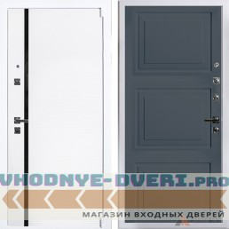 Входная дверь АРМА Гранд Вайт 16 Силк титан