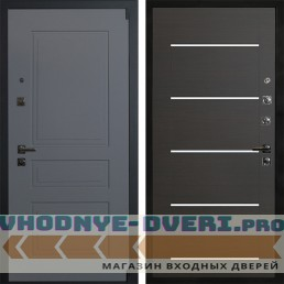 Входная дверь АРМА Нео Ясень 21 Венге поперечный