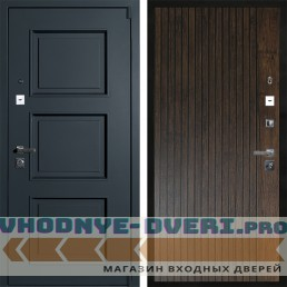 Входная дверь АРМА Оптима 24 Дуб антик + патина черная