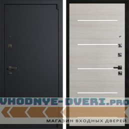 Входная дверь АРМА Сити Блэк 20 Акация поперечная