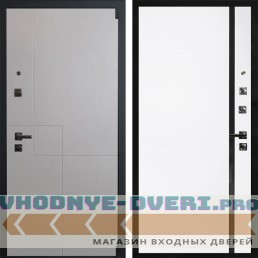 Входная дверь АРМА Техно 15 Белый матовый