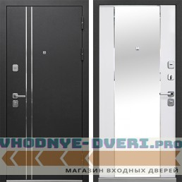 Luxor 2 мм  Букле антрацит Зеркало фацет