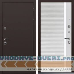 Дверь CommandDoors BROWN 18SP Белая Лиственница 30Б Белый матовый