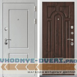 Дверь CommandDoors CHALET WHITE 17.02 Темный Дуб