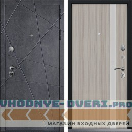 Дверь CommandDoors GEOMETRIA NEW 6S Белая Лиственница