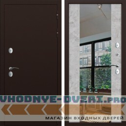 Металлическая Дверь CommandDoors ТЕРМО СИБИРЬ 3Z Бетон молочный