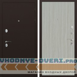 Металлическая Дверь CommandDoors ТЕРМО СИБИРЬ 00 Лиственница бежевая