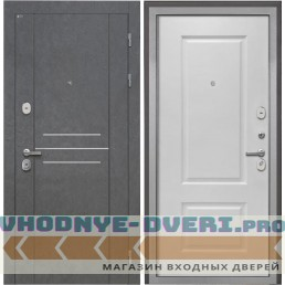 Дверь Интекрон Сенатор Лофт Альба эмаль RAL-9003 (Сигнально белый)