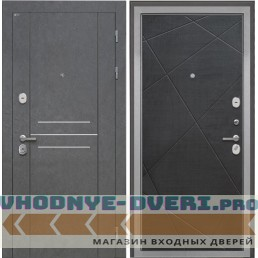 Дверь Интекрон Сенатор Лофт Лучи-М (Венге распил кофе)