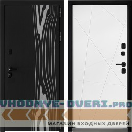 Дверной континент ДК 10 Дуб шале серебро 655 Бетон лофт белый