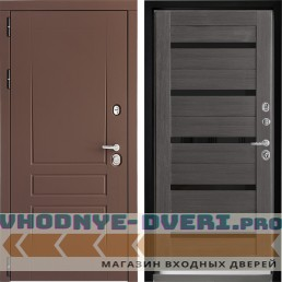 Дверной континент ДК-5 Ясень шоколад серебро ЦСБ-47 Венге темное стекло