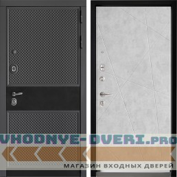 Дверной континент ДК 10 Дуб шале серебро 655 Бетон лофт графит