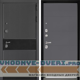 Входная дверь Дверной континент ДК-6 Софт графит ФЛ-649 Софт графит абсолют