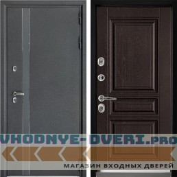 Входная дверь Дверной континент ДК-8 Термо 243 Фактурный шоколад