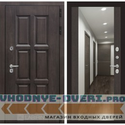 Входная дверь Лондон с зеркалом Максимум - Венге