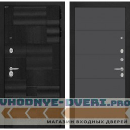Входная дверь Лабиринт PAZL 13 - Графит софт