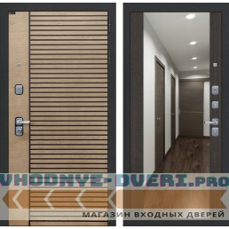 Входная дверь RITM с Зеркалом Максимум - Венге