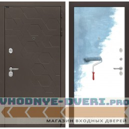 Входная дверь Лабиринт SMOKY 28 - Грунт под покраску