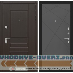 Входная дверь Лабиринт Мегаполис 24 - Графит софт