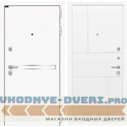 Входная дверь Лабиринт Лайн WHITE 21 - Белый софт