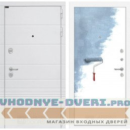 Дверь Входная дверь Лабиринт Трендо 28 - Грунт под покраску (наружная)