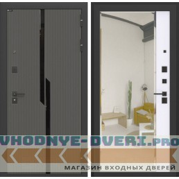 Входная дверь CARBON с Зеркалом фацет