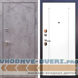 ReX (Рекс) Дуэт Б Бетон темный ФЛ-68 Силк сноу