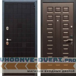 Входная металлическая дверь Рекс 12 Тетрис ФЛ 183 Венге трехконтурная