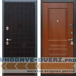 Входная металлическая дверь Рекс 12 Тетрис ФЛ 243 Орех итальянский