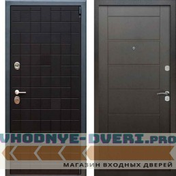 Входная металлическая дверь Рекс 12 Тетрис Сити Венге