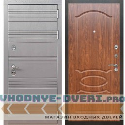 Дверь Входная дверь Рекс 14 Роял вуд графит ФЛ-128 Береза мореная (наружная)