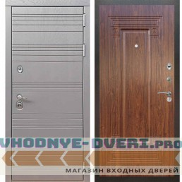 Входная дверь Рекс 14 Роял вуд графит ФЛ-4 Береза мореная