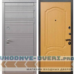 Входная дверь Рекс 14 Роял вуд графит ФЛ-140 Дуб (наружная)