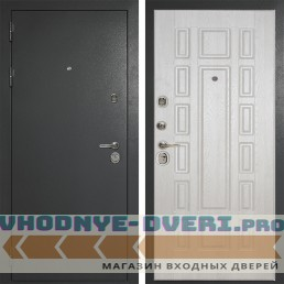 Стальная дверь в квартиру Сударь Diva MD 40 Титан Серый - М2 Дуб Филадельфия крем