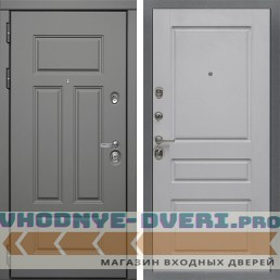 Входная дверь Сударь Diva MД 47 Ясень графит - M13 Силк маус