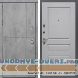 Входная дверь Сударь Diva MД 48 Бетон темный - M13 Силк маус