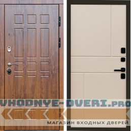 Дверь Termo Door Афина дуб Горизонт Слоновая кость