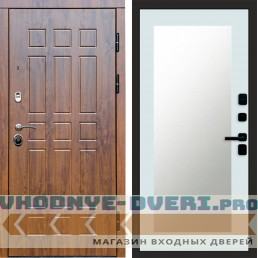 Дверь Termo Door Афина дуб Зеркало Триумф Белый софт