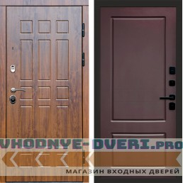 Дверь входная Termo Door Афина дуб Марсель Шоколад
