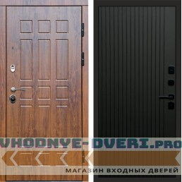 Termo Door Афина дуб Flat Черный кварц