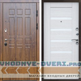 Входная дверь Афина дуб Царга лиственница белая