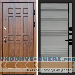 Входная дверь Афина дуб Porte Grey софт