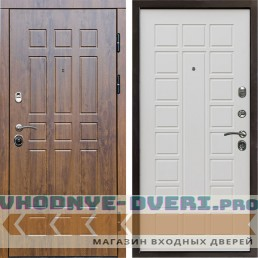 Входная дверь Афина дуб Престиж белый матовый