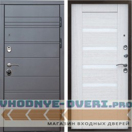 Входная дверь Brown-Line Царга лиственница белая