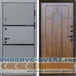 Входная дверь Termo Door Fusion Black Арка дуб