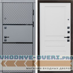 Входная дверь Termo Door Fusion Black Классика Лиственница