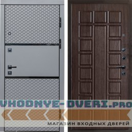 Входная дверь Termo Door Fusion Black Престиж Венге (наружная)