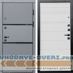 Входная дверь Termo Door Fusion Black White Line