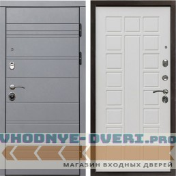 Входная дверь Grey-Line Престиж белый матовый